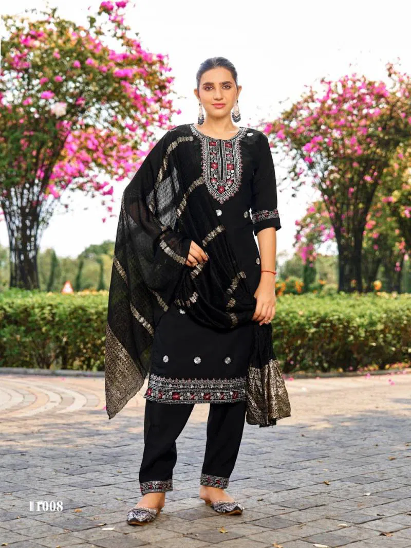 Sofia Vol 1 By Sankheswer Roman Silk Readymade Top Bottom With Dupatta Wholesale In India